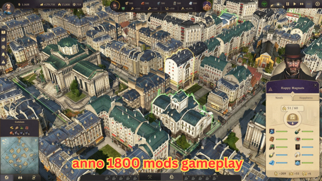 anno 1800 mods gameplay