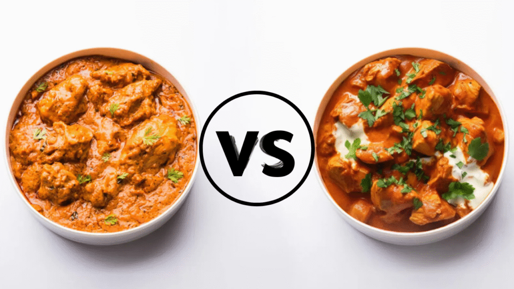 butter chicken vs tikka masala