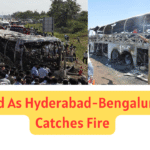 12 Dead As Hyderabad-Bengaluru Bus Catches Fire